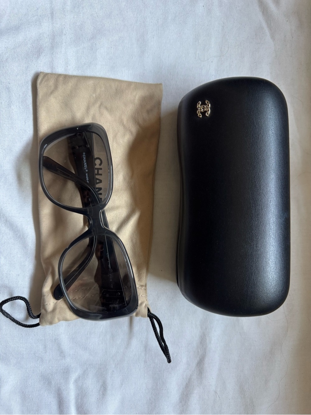 CHANEL Black Sunglasses